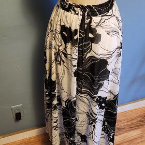 Floor length light flowy skirt
